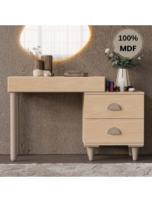 Comiet Ladin Mdf Makyaj Masası (Ledli Ayna Dahildir)