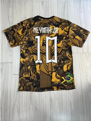 Candy Cup Brezilya Neymar Jr Özel Konsept Forması (Hardal)