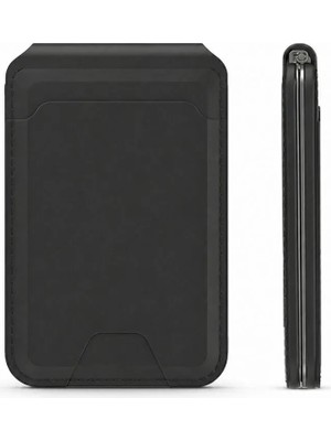 Micflip P17 IOS Cihazlara Özel Magnetik Standlı Kartlık Siyah