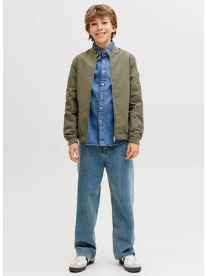 Jack & Jones Açık Mavi Erkek Çocuk Denim Gömlek 12294475