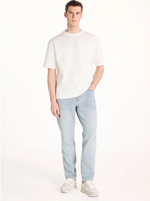Ted Baker Açık Mavi Erkek Denim Pantolon TBMRDN2002