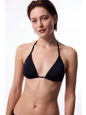 Penti Siyah Üçgen Bikini Üstü