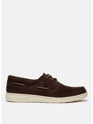 Timberland Koyu Kahve Erkek Deri Casual Ayakkabı Portofıno Pıer Boat Shoe