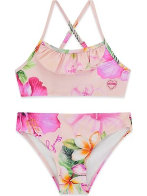 Guess Bg Store Kız Çocuk Pembe Bikini