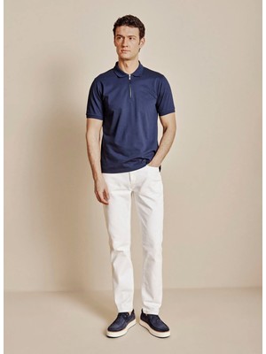 Brooks Brothers Lacivert Erkek Standart T-Shirt BBSS26MTS020