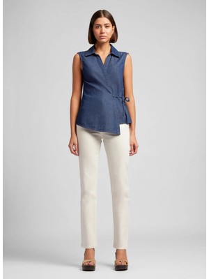 Lee Cooper Beyaz Kadın Denim Pantolon 262 Lcf 121011 New Ceaster
