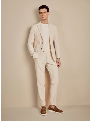 Brooks Brothers Bej Erkek Standart Pantolon BBSS26MPT007