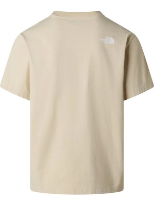 The North Face NF0A8G9FDOM1-DONKEY Taxı Relaxed Bej Regular Fit Baskılı Erkek T-Shirt