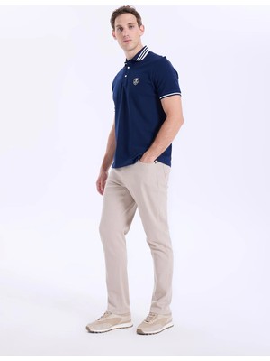 Mustang Bej Erkek Denim Pantolon Vegas SLIM-1320
