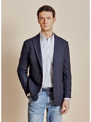 Brooks Brothers Lacivert Erkek Slim Fit Ceket BBSS26MBL010