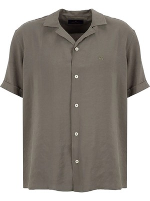 Brooks Brothers Haki Erkek Regular Fit Gömlek BBSS26MSH018