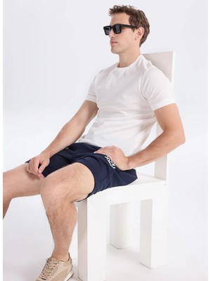 gmg firenze Gmg Fırenze Beyaz Erkek Slim Fit T-Shirt GU26MSS03013