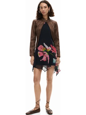 Desigual Siyah Kadın Elbise 26SWVW46