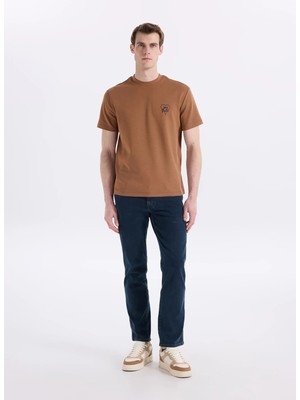 Wrangler Koyu Mavi Erkek Straight Fit Denim Pantolon MW12175208