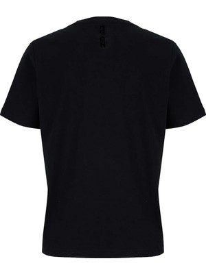 Reebok Lc 6030 Verk Tee Siyah Yuvarlak Regular Fit Düz Kadın T-Shirt