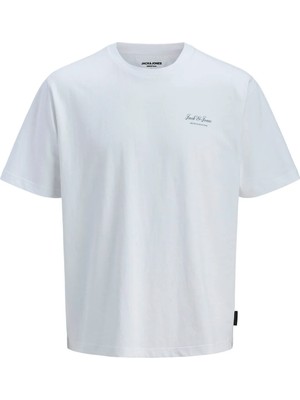 Jack & Jones Beyaz Erkek Çocuk Baskılı T-Shirt 12294162