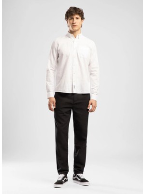 Lee Cooper Zarse 2 Erkek Regular Tapered Fit Pantolon Siyah