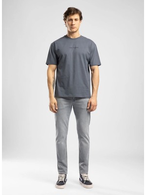 Lee Cooper Taş Erkek Slim Straight Denim Pantolon 262 Lcm 121009 Jagger Judas Stone