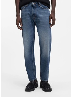 Hugo Mavi Erkek Relaxed Denim Pantolon 50556640-415 Hugo 838