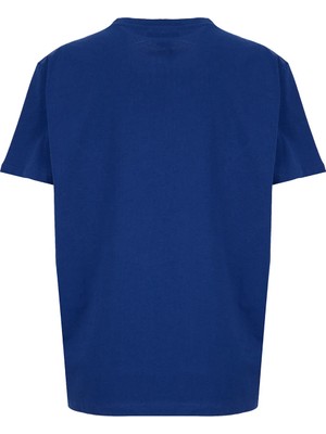 Limon Lacivert Kadın Relaxed Baskılı T-Shirt L6SL-TST9067