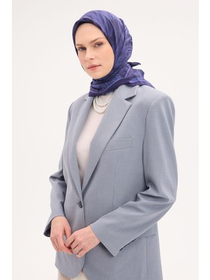 Silk Home Velora Eşarp Sulu Boya Desen Mor 90X90