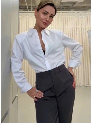 Atelier Aliz Beyaz Kadın Gömlek ALZ-8504