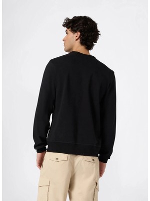 Champion 221793-KK001 Crewneck Sweatshirt Siyah Erkek Sweatshirt