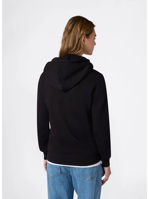 Champion 118404-KK001 Hooded Sweatshirt Siyah Kadın Sweatshirt