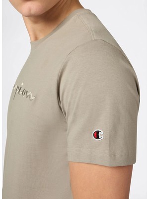 Champion 220273-ES035 Ss Tee Gri Erkek T-Shirt