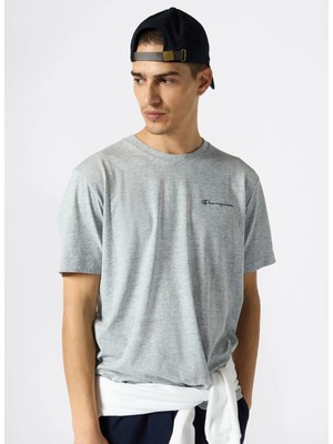 Champion 221798-EM021 Ss Tee Gri Erkek T-Shirt