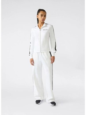 Champion 118596-WW001 Full Zip Hoodie Sweats Beyaz Kadın Zip Ceket