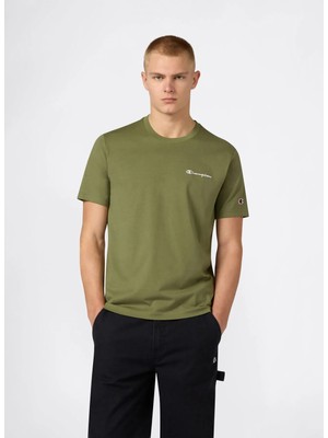 Champion 221798-GS156 Ss Tee Yeşil Erkek T-Shirt