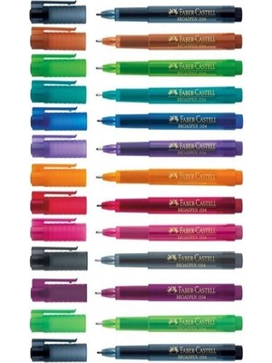 Faber-Castell Faber Castell 10 Renk Broadpen Keçeli Kalem 0.8 mm