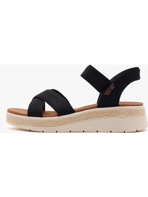 Skechers Bobs Sun Ray Kadın Siyah Sandalet 114417 Blk