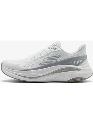 Skechers Max Cushioning Propulsion- Kadın Beyaz Koşu Ayakkabısı 128901 Wsl