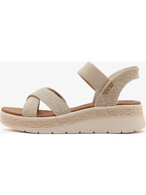 Skechers Bobs Sun Ray Kadın Natürel Sandalet 114417 Nat