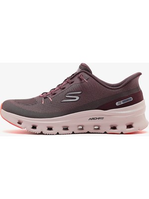 Skechers Arch Fit Glide-Step Pro Kadın Bordo Spor Ayakkabı 150730 Plum