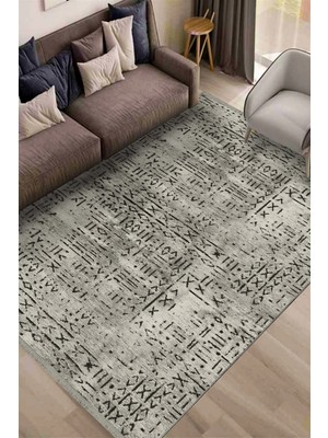 Sultan Halı Vadi Şönil Gri Rengi Modern Makine Dokuma HALI-8015