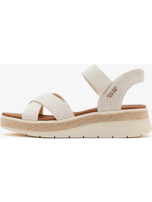 Skechers Bobs Sun Ray Kadın Beyaz Sandalet 114417 Wht
