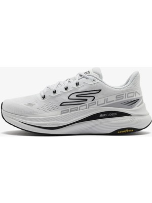 Skechers Max Cushioning Propulsion- Erkek Beyaz Koşu Ayakkabısı 220509 Wbk