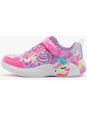 Skechers Unicorn Dreams Büyük Kız Çocuk Pembe Işıklı Spor Ayakkabı 303063L Pkmt