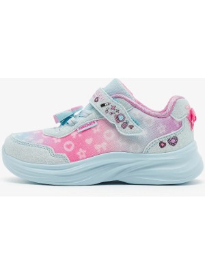 Skechers Power Jams 2.0 Küçük Kız Çocuk Mavi/multi Spor Ayakkabı 302199N Aqmt