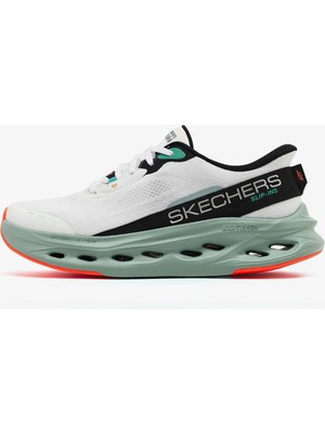 Skechers Max Cushioning Glide-Step - Advert Erkek Beyaz Koşu Ayakkabısı 220421 Wmlt
