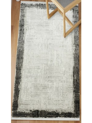Sultan Halı Sultan Serra Bordürlü Antrasit Modern Akrilik Makine Dokuma Salon Halısı - 11354