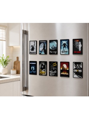 Nana Art Ikonik Filmler 10' Lu Magnet Seti