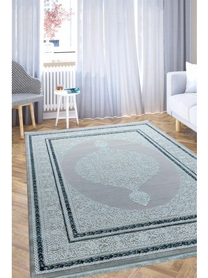 Sultan Halı Mavi Renkli Akrilik Salon Halısı