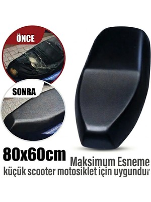 Vi Caro Motorsiklet Koltuk Kılıfı Deri Su Geçirmez,yağmur Geçirmez,modern (Elastik Tüm Modeller Için )