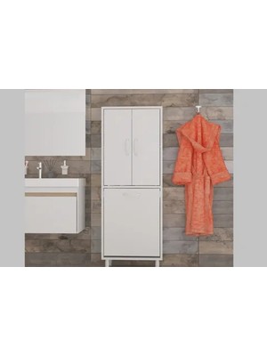 Vivense Modilayn Esinti Çamaşır Bölmeli Banyo Dolabı