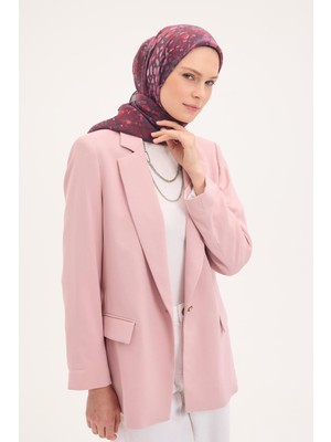 Silk Home Tencel Monare Eşarp Taş Desen Mor 90X90