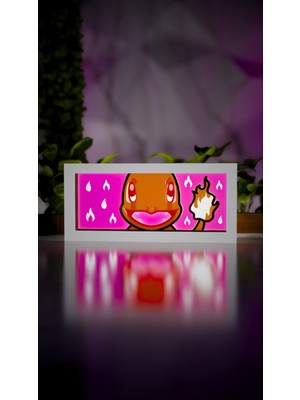 Jade Produck Pokemon - Charmander LED Işık Kutusu